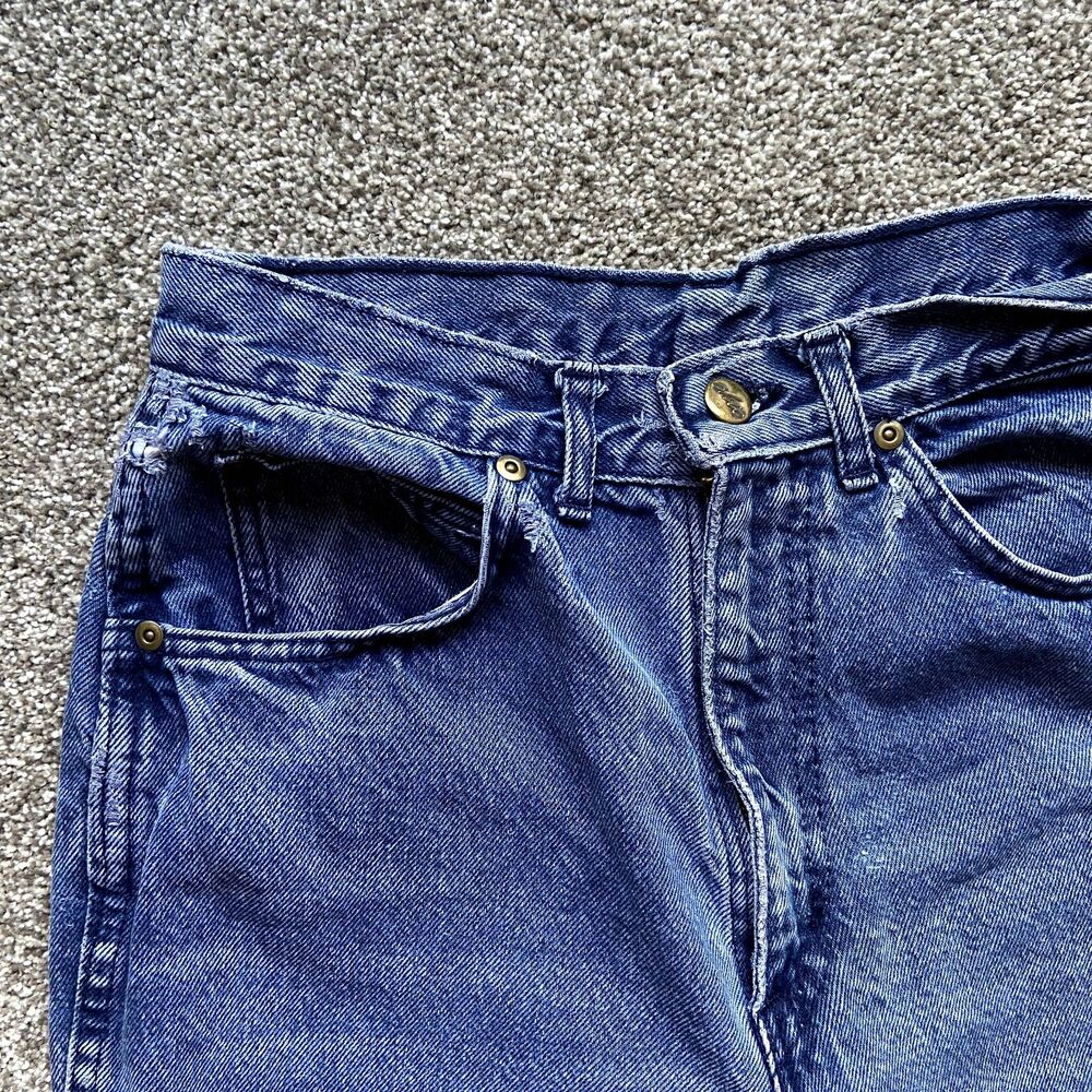 VINTAGE HIGH WAISTED CHIC JEANS MADE IN THE USA SIZE 4 - Picture 4 of 11